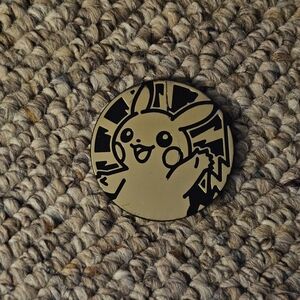 Pokemon Official TCG Pikachu Coin